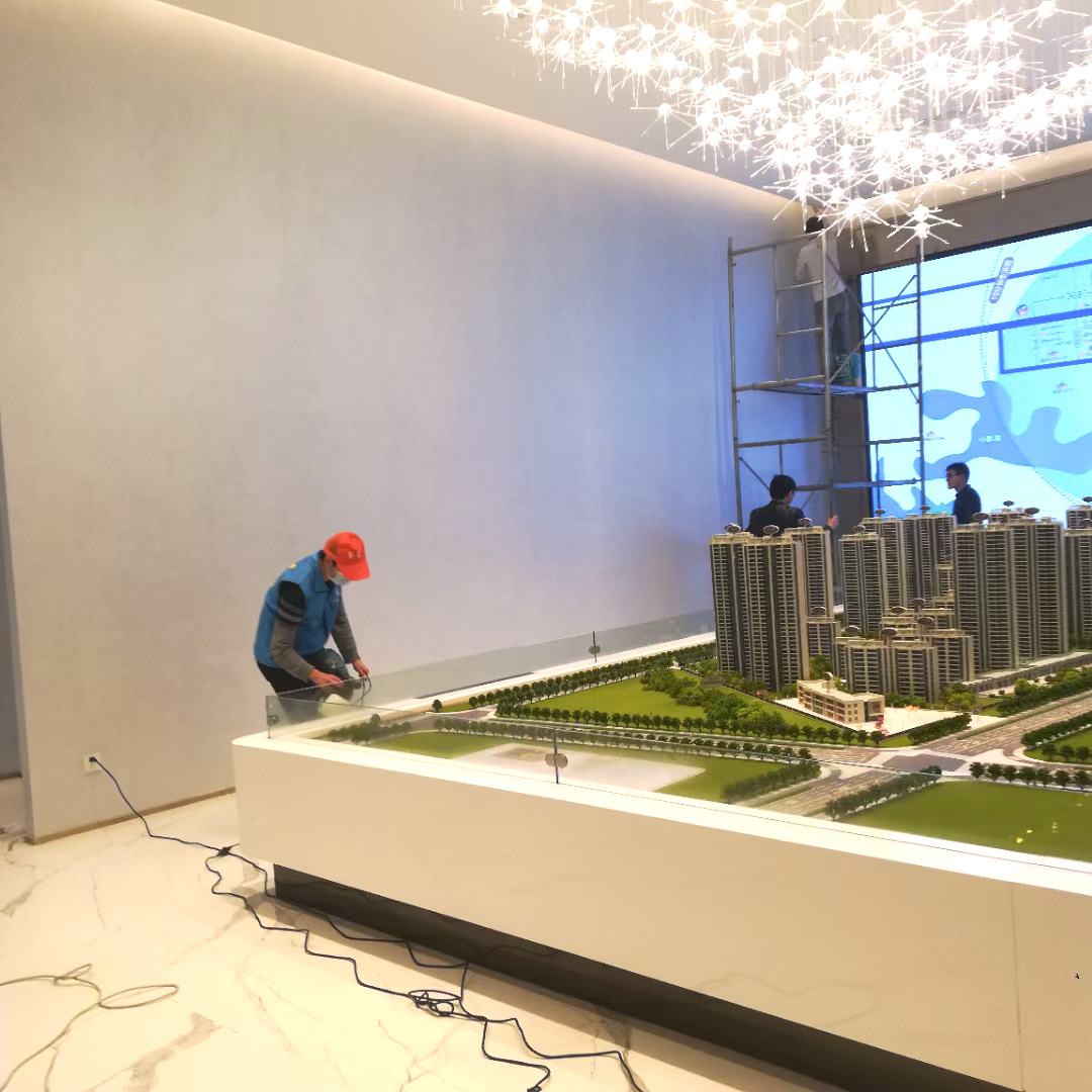 碧桂園沙盤(pán)模型噴槍治理甲醛